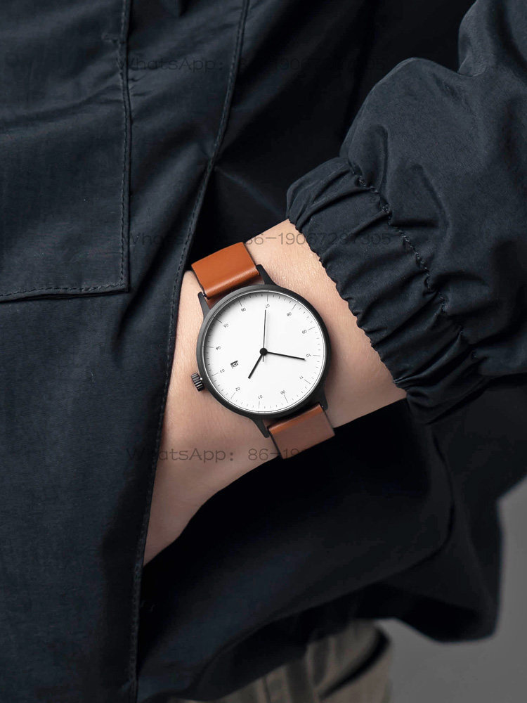 Leather Bracelet - BIJOUONE B30 minimalist design simple silent