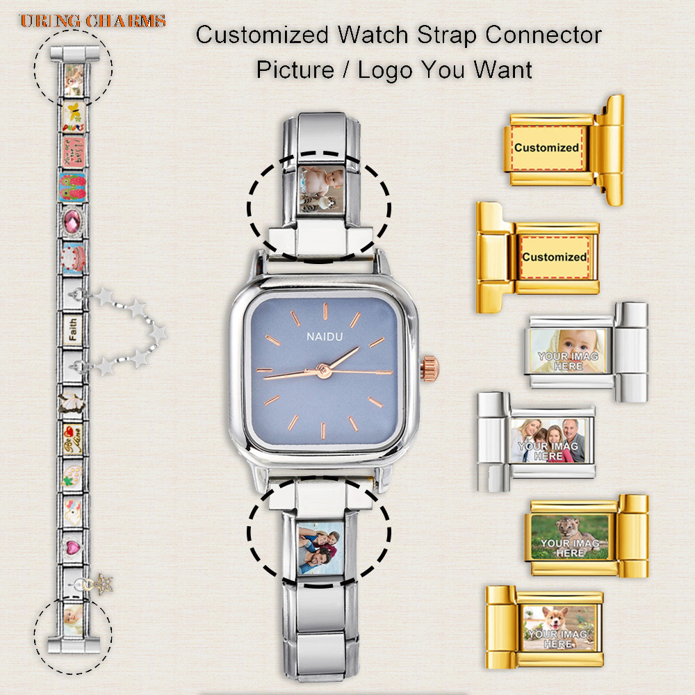 Jewelry Watches Women - 1 pair Picture Logo Customized Watch