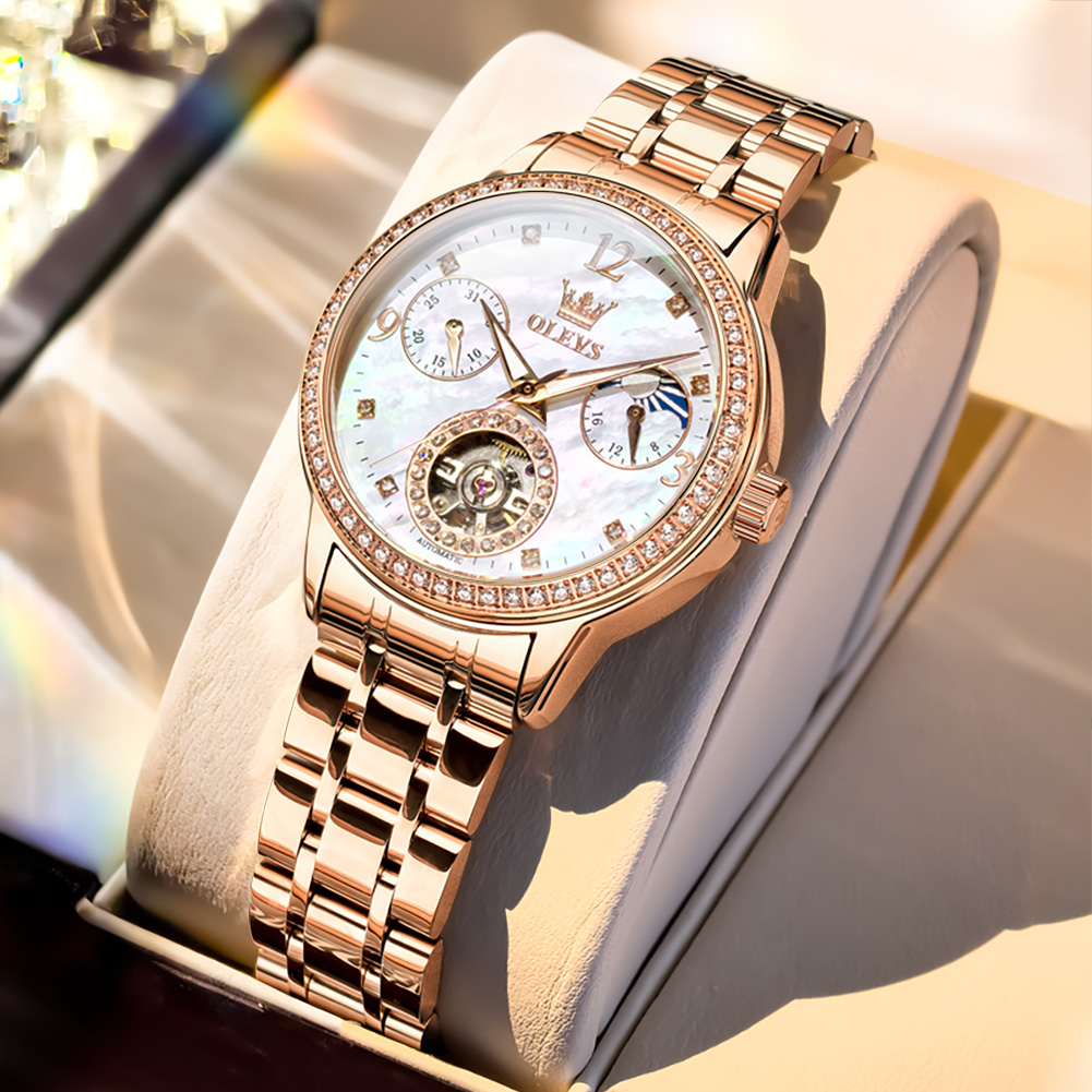 Leather Bracelet - OLEVS Women's Watches Top Brand Luxury