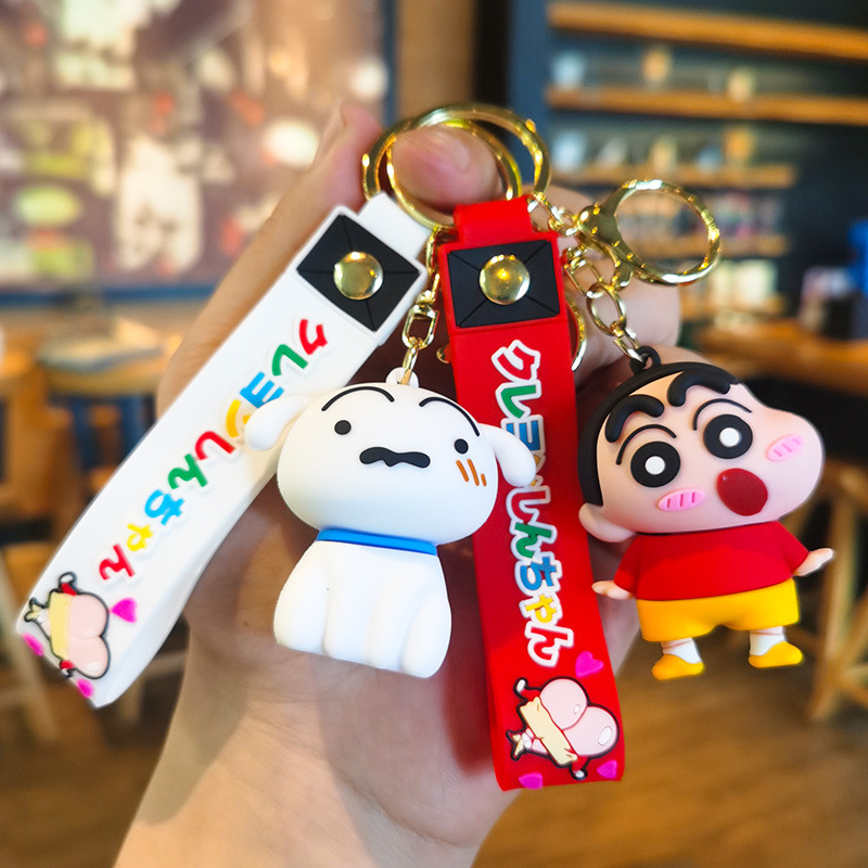 Couple Ring Set - New cartoon cute wax Shin-chan disguise
