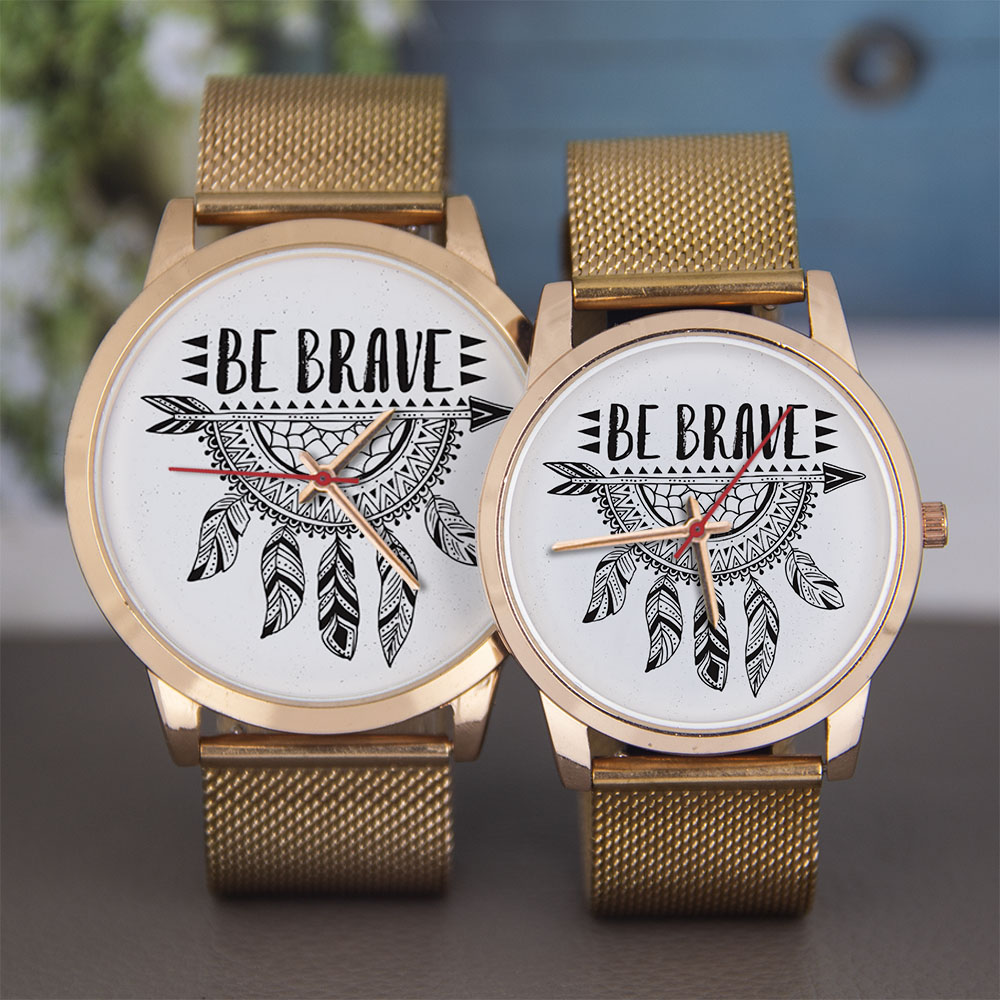 Leather Bracelet - Arrow Cool Gift 45/38mm Rosegold Watch