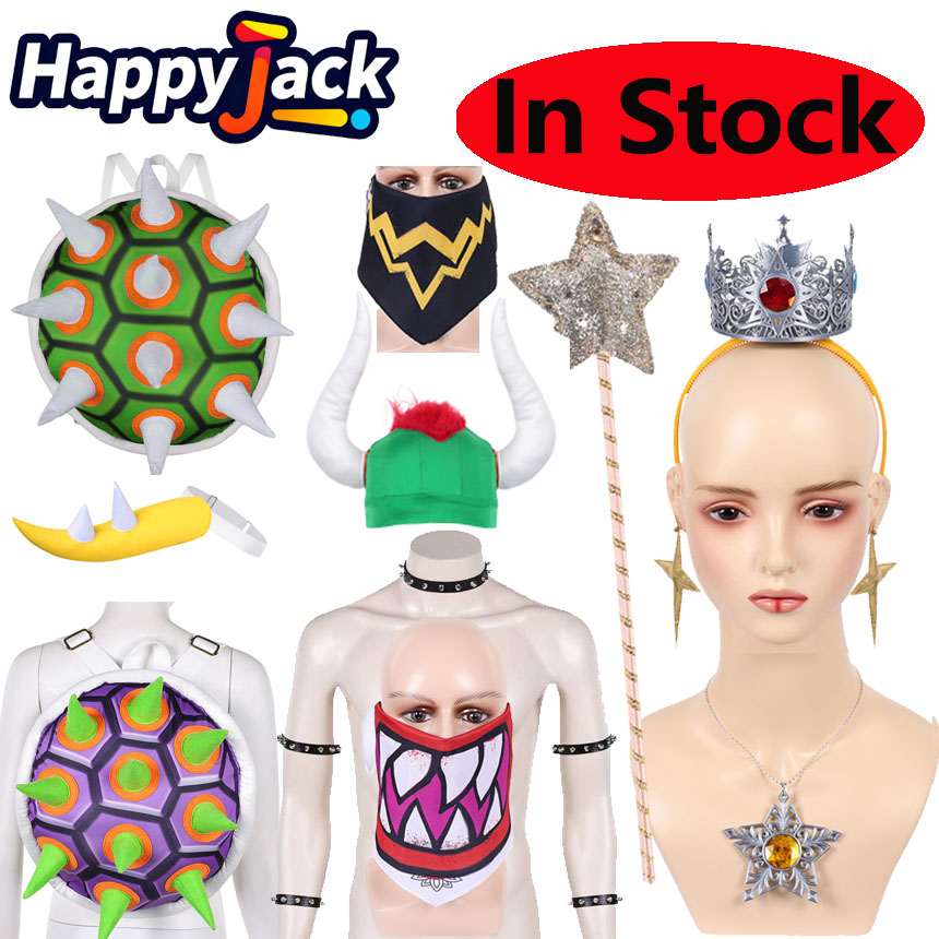Bowser Jr Cosplay Scarf Mask A - Leather Bracelet recension och pris