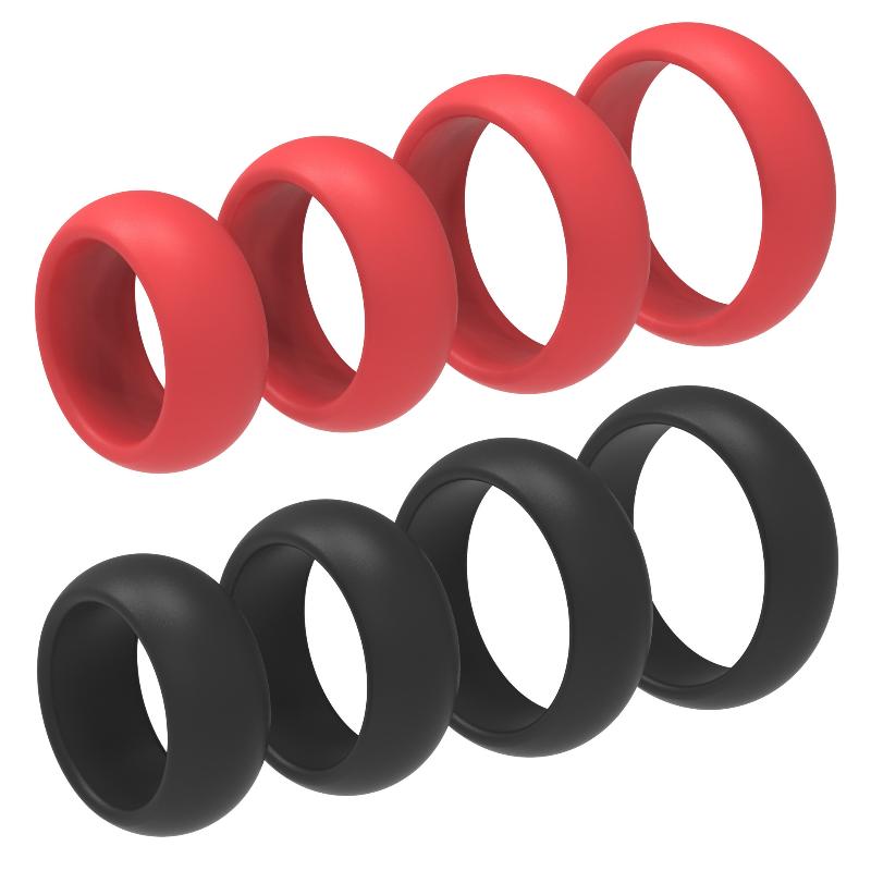 4Pcs Silicone Penis Ring Set f - Couple Ring Set recension och pris