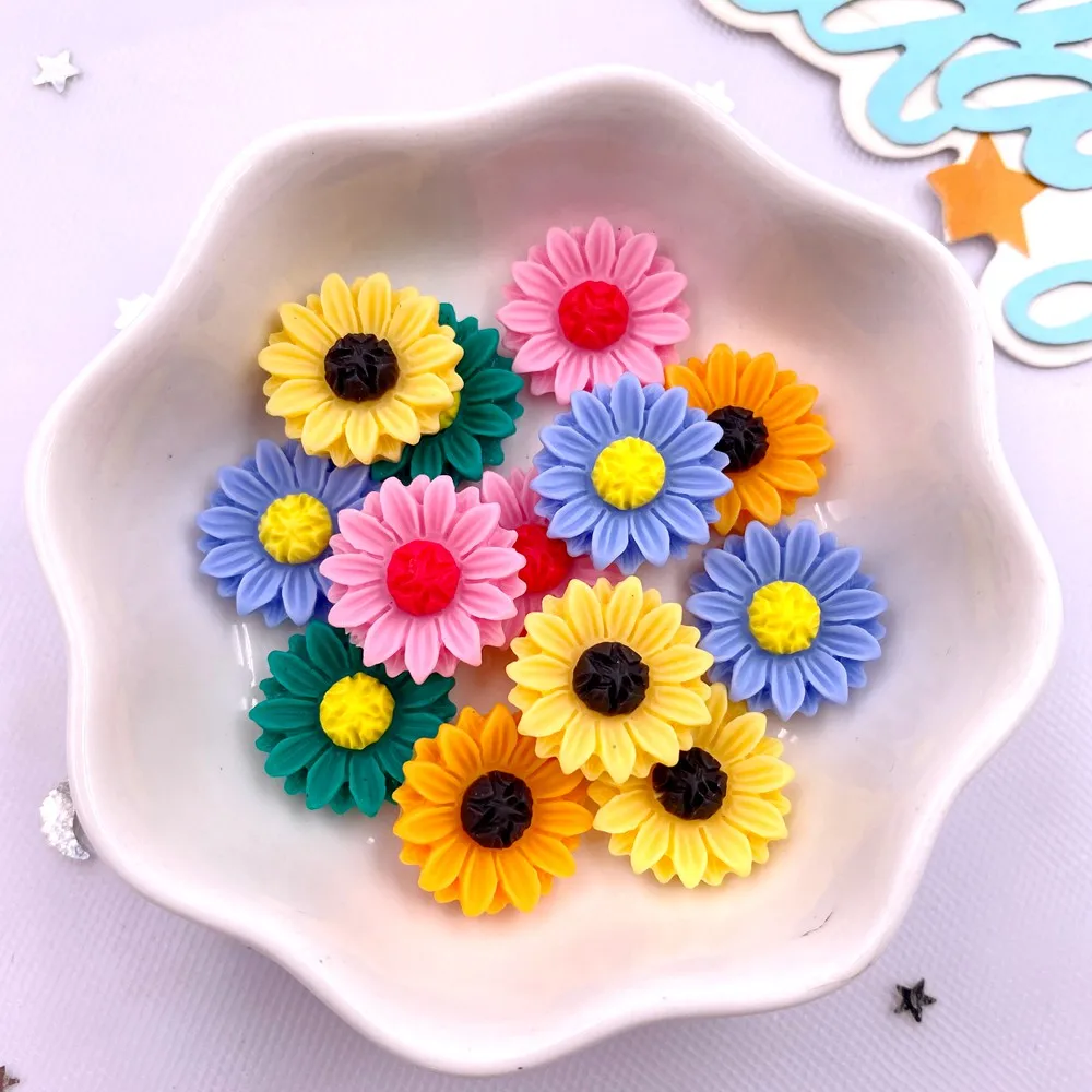 30Pcs Resin Colorful 15mm Sunf - Paradise Jewelry & Watches Llc Miami recension och pris