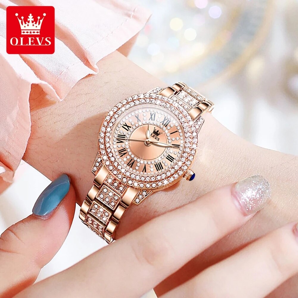 OLEVS 9943 Luxury All Diamond  - Jewelry Watches Women recension och pris