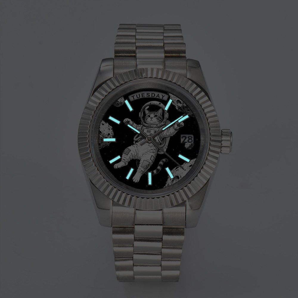 Creative men's watch 40mm/36mm - Leather Bracelet recension och pris