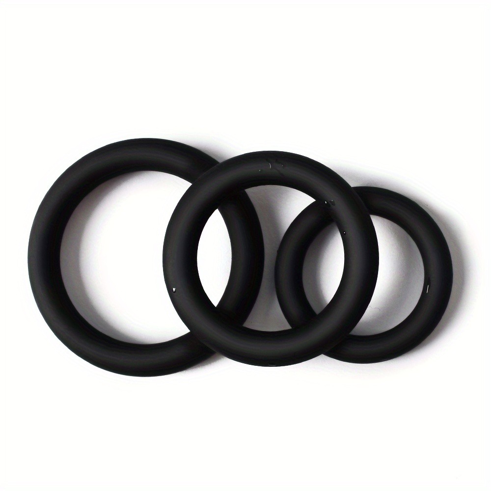 3PCS Silicone Penis Rings Set  - Couple Ring Set recension och pris