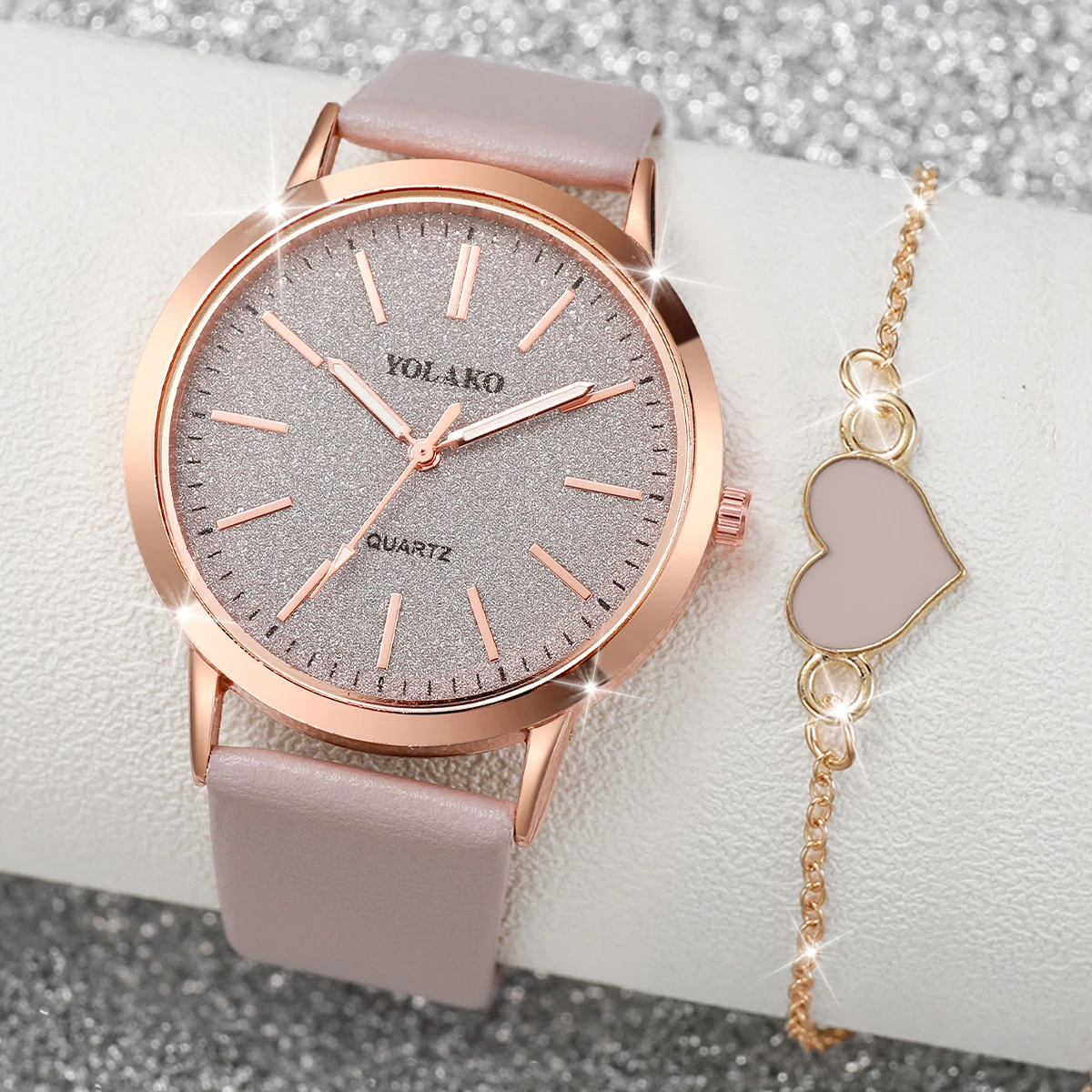 2PCS/Set Fashion Women Watches - Jewelry Watches Women recension och pris