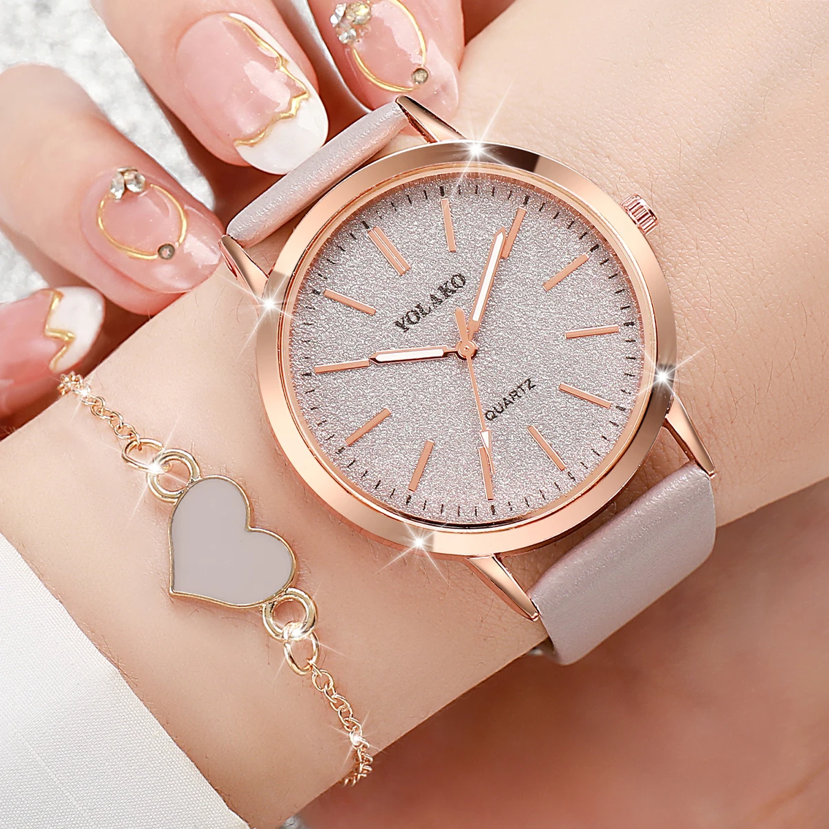 2PCS/Set Fashion Women Watches - Jewelry Watches Women recension och pris