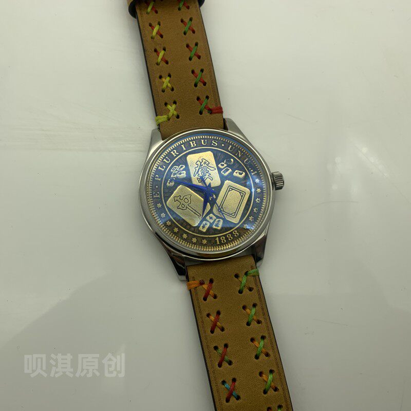 Independent watchmaker handmad - Leather Bracelet recension och pris