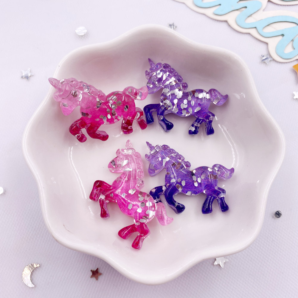 6PCS Colorful Resin Glitter 3D - Paradise Jewelry & Watches Llc Miami recension och pris