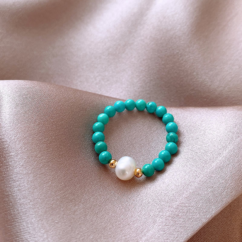 New Arrival Trendy Natural Fre - Turquoise Stone Ring recension och pris