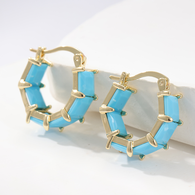 Fashion Classic Turquoise Chec - Turquoise Stone Ring recension och pris