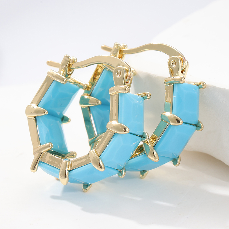 Fashion Classic Turquoise Chec - Turquoise Stone Ring recension och pris