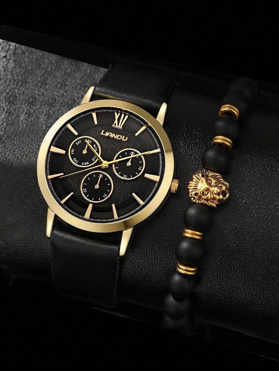 LIANDU LIANDU 1 Set Men's Fash - Leather Bracelet recension och pris