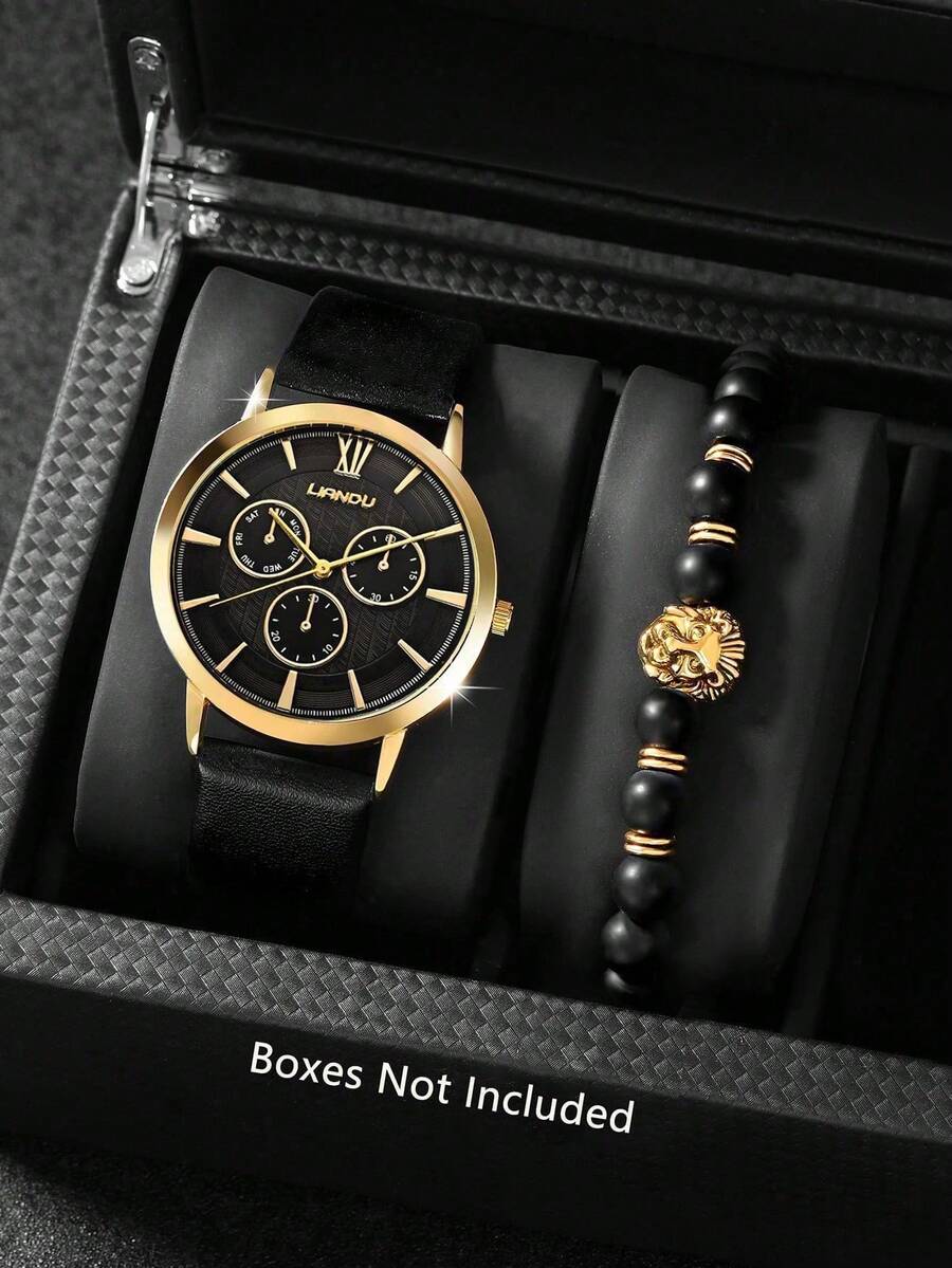 LIANDU LIANDU 1 Set Men's Fash - Leather Bracelet recension och pris