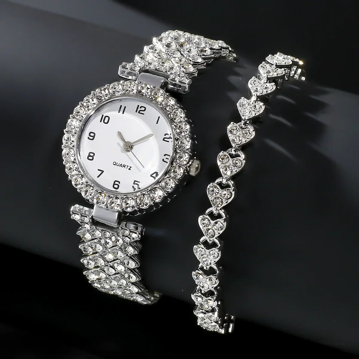 1pcs/2pcs Luxury Fashion Women - Jewelry Watches Women recension och pris