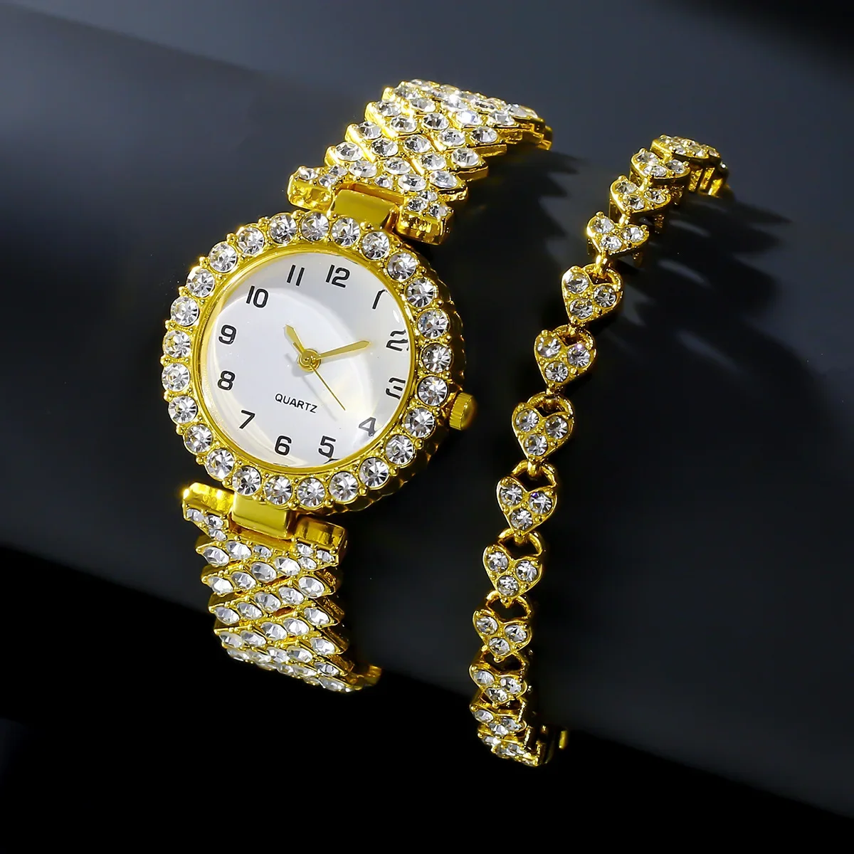 1pcs/2pcs Luxury Fashion Women - Jewelry Watches Women recension och pris