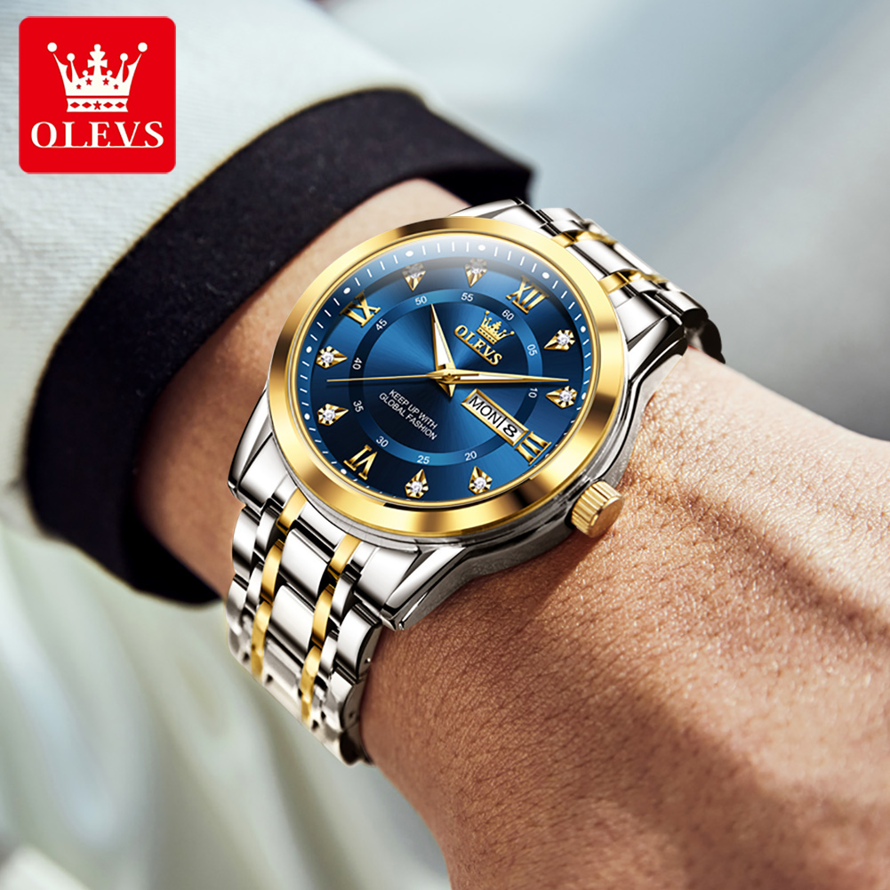 OLEVS Brand Fashion men's watc - Jewelry Style Watches recension och pris