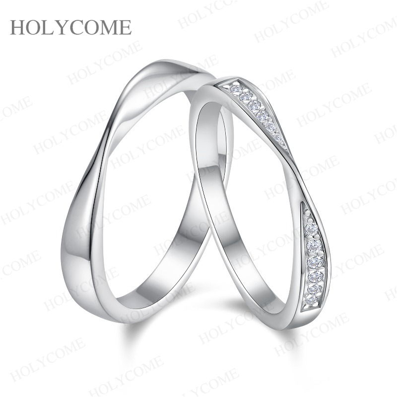 Moissanite Couple Rings 925 St - Couple Ring Set recension och pris