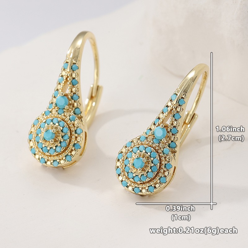 Elegant Fashion Synthetic Turq - Turquoise Stone Ring recension och pris