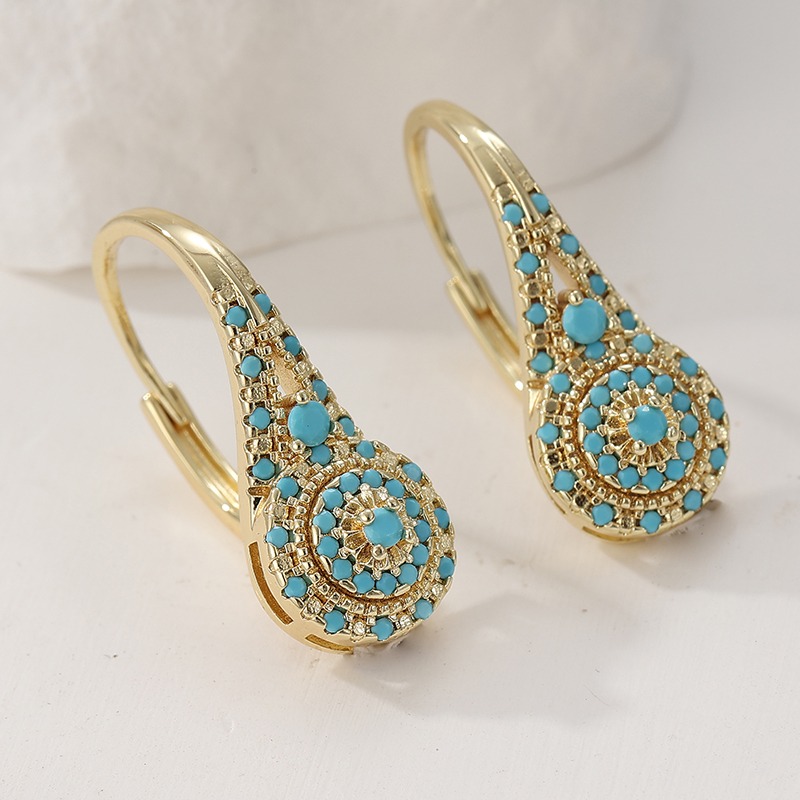 Elegant Fashion Synthetic Turq - Turquoise Stone Ring recension och pris