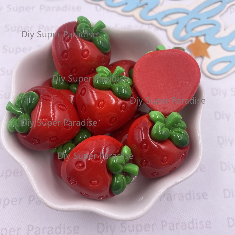 8PCS Resin Kawaii Colorful Red - Paradise Jewelry & Watches Llc Miami recension och pris
