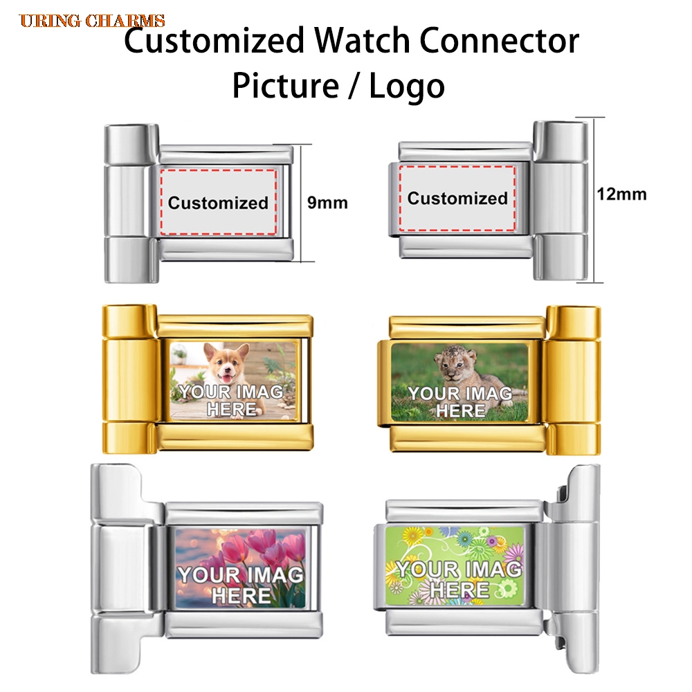 1 pair Picture Logo Customized - Jewelry Watches Women recension och pris