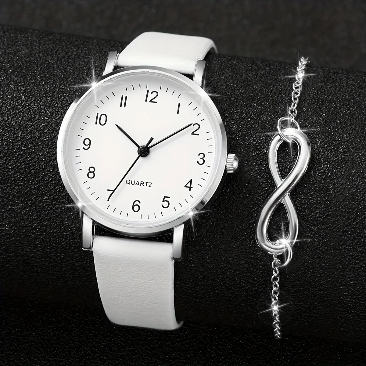 2pcs/set Casual Fashion Quartz - Jewelry Watches Women recension och pris
