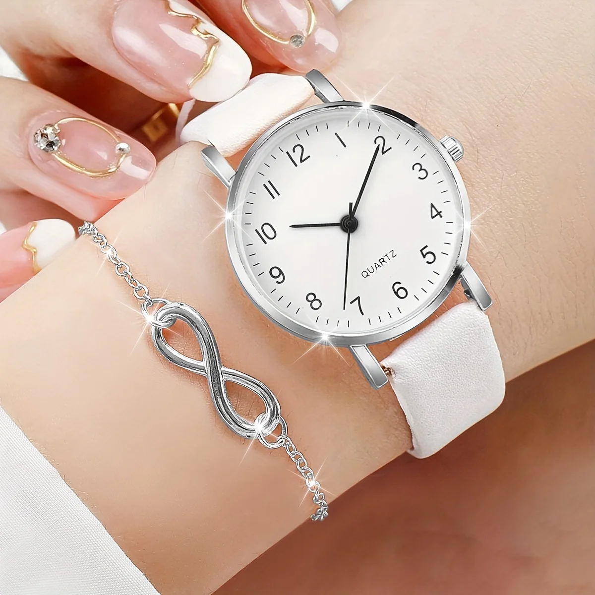 2pcs/set Casual Fashion Quartz - Jewelry Watches Women recension och pris