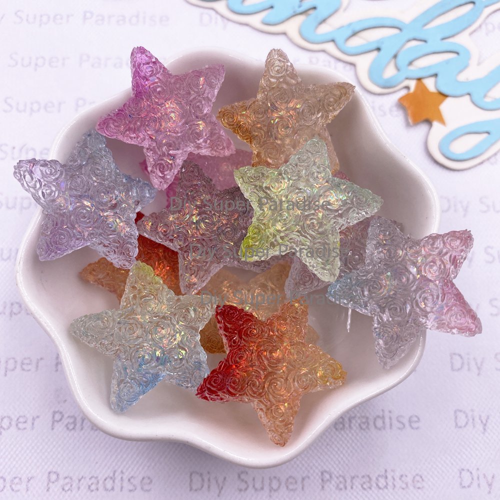 10PCS Resin Clear Candy Color  - Paradise Jewelry & Watches Llc Miami recension och pris