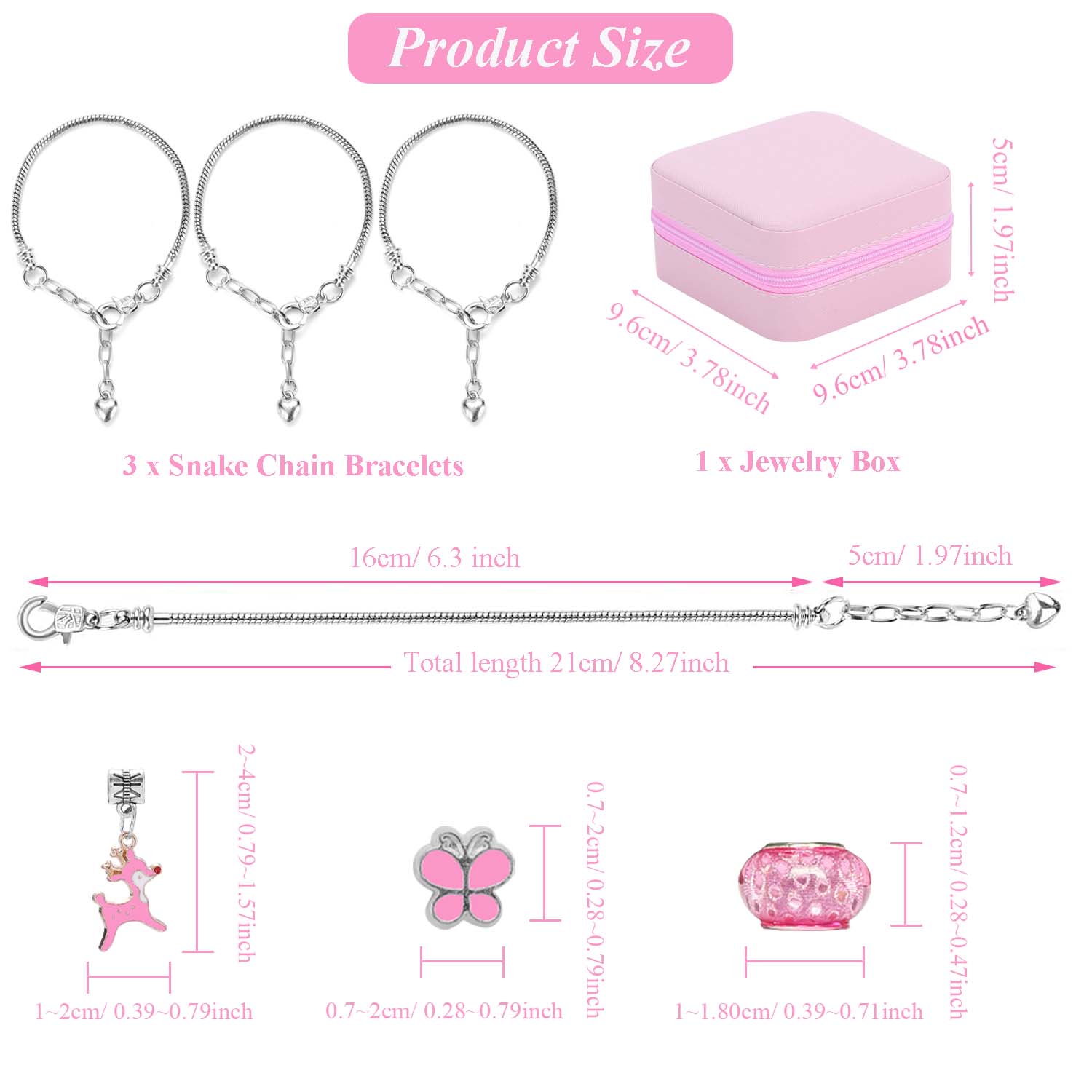 68pcs Pink Beaded Jewelry Set, - Fine Jewelry & Watches Photos recension och pris