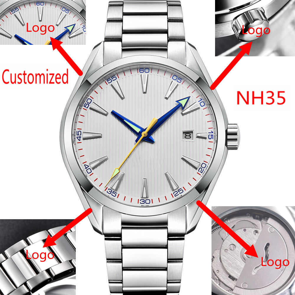 Custom Logo 41mm Men Miyota/NH - Jewelry Style Watches recension och pris