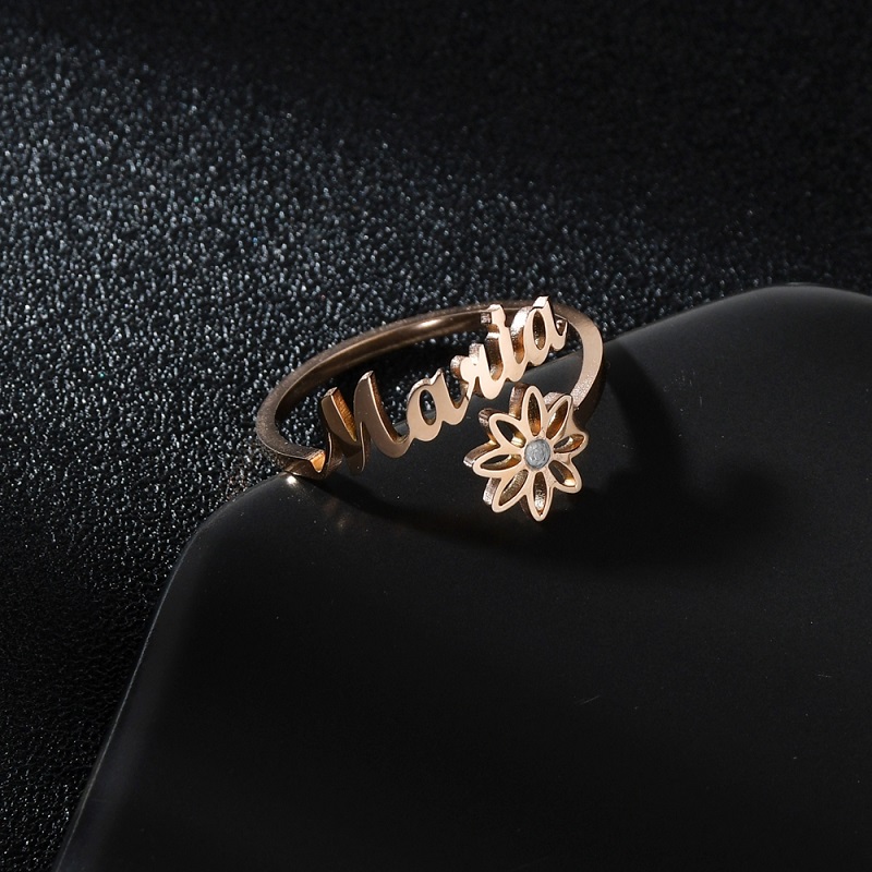 36 Styles Custom Name Ring For - Couple Ring Set recension och pris