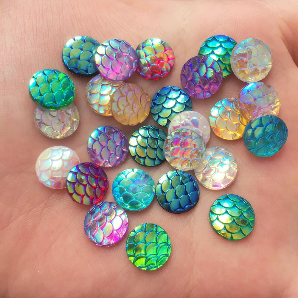 Shiny 100Pcs AB Resin 10mm Rou - Paradise Jewelry & Watches Llc Miami recension och pris