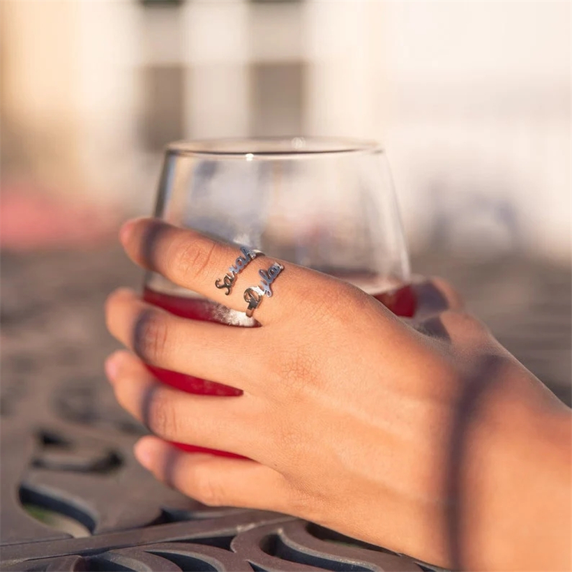 Family Rings for Men Women Cus - Couple Ring Set recension och pris